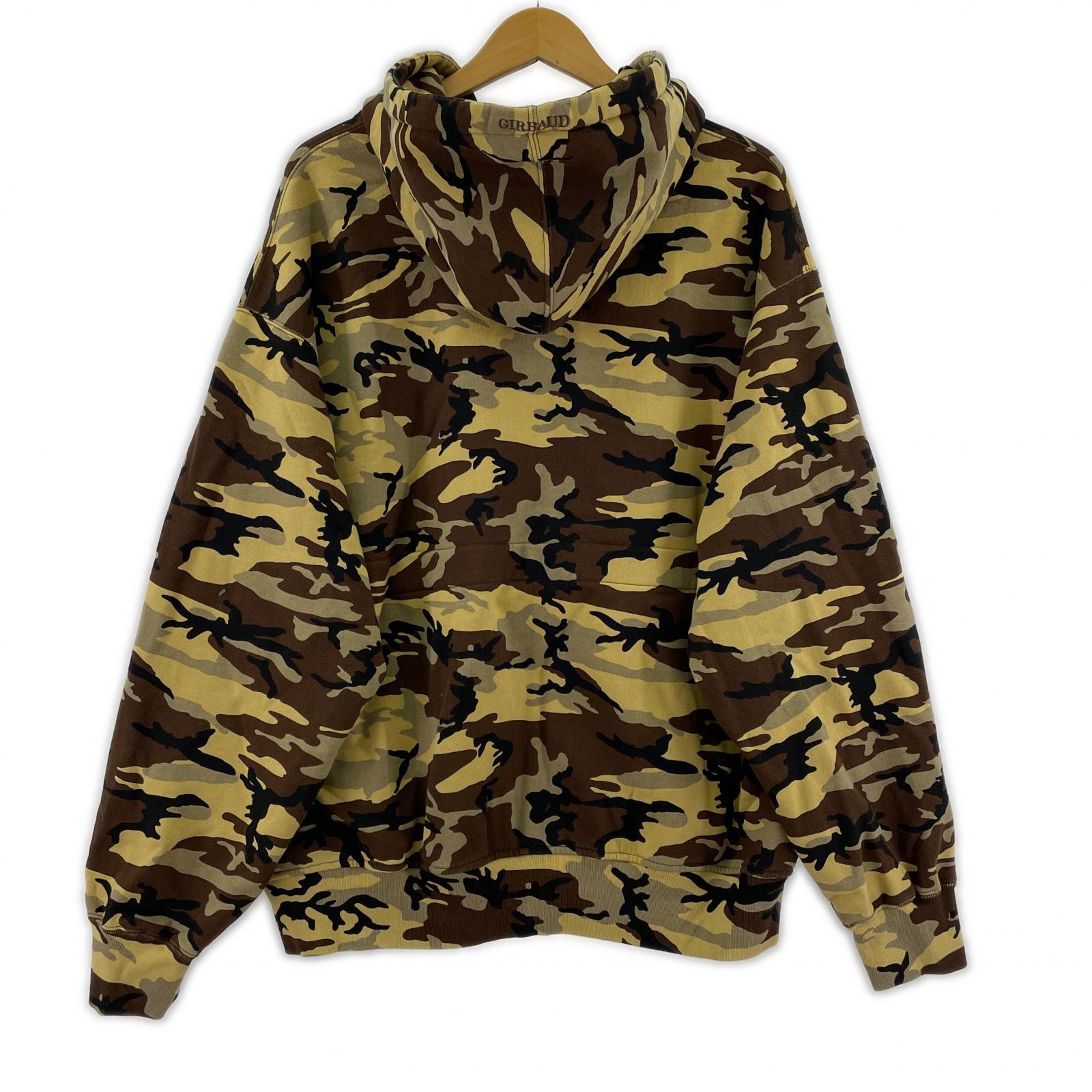 パーカー 25SS Zip Up Hooded Sweatshirt カモ M M ブラウン