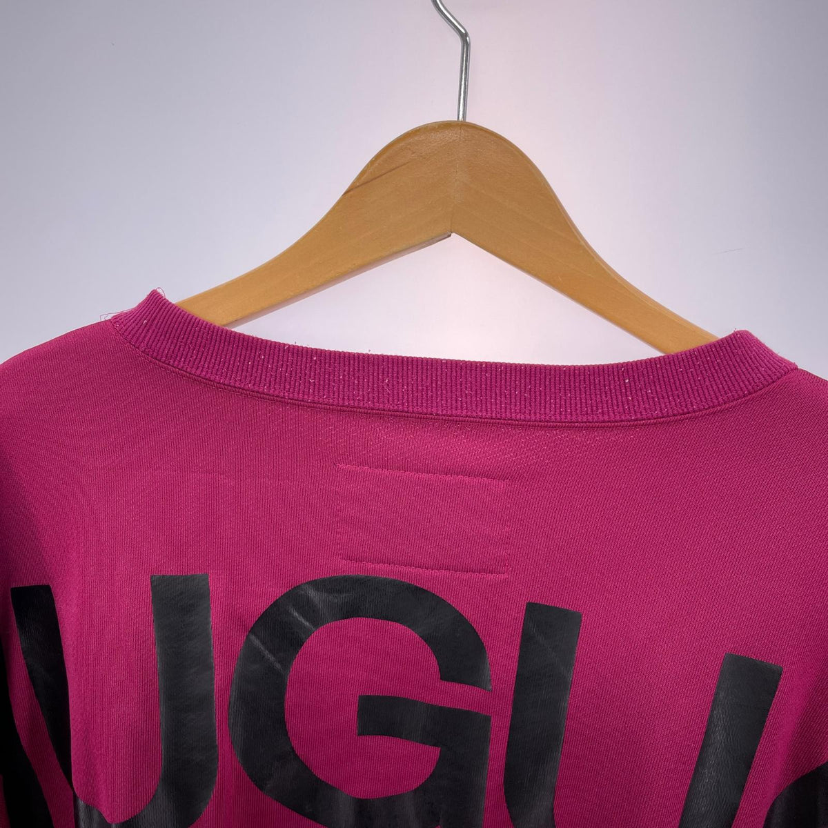 スウェット 1piu1uguale3 LOGO BIG CREW PINK ロゴスウェット