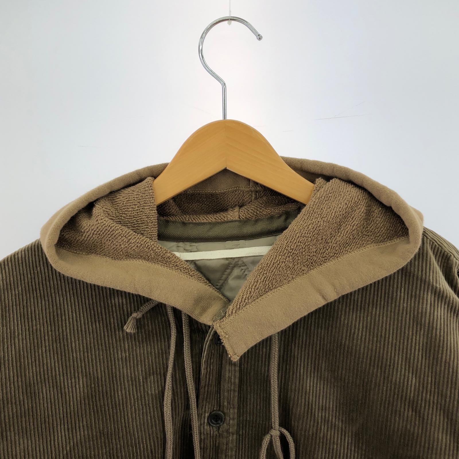 ジャケット SHEBA CORDUROY HOODIE JACKET 2 ブラウン