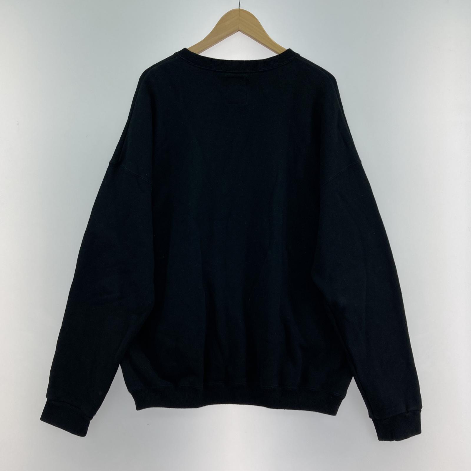 スウェット KAJA HEAVY FLEECE PULL OVER SWEAT 2 2 ブラック