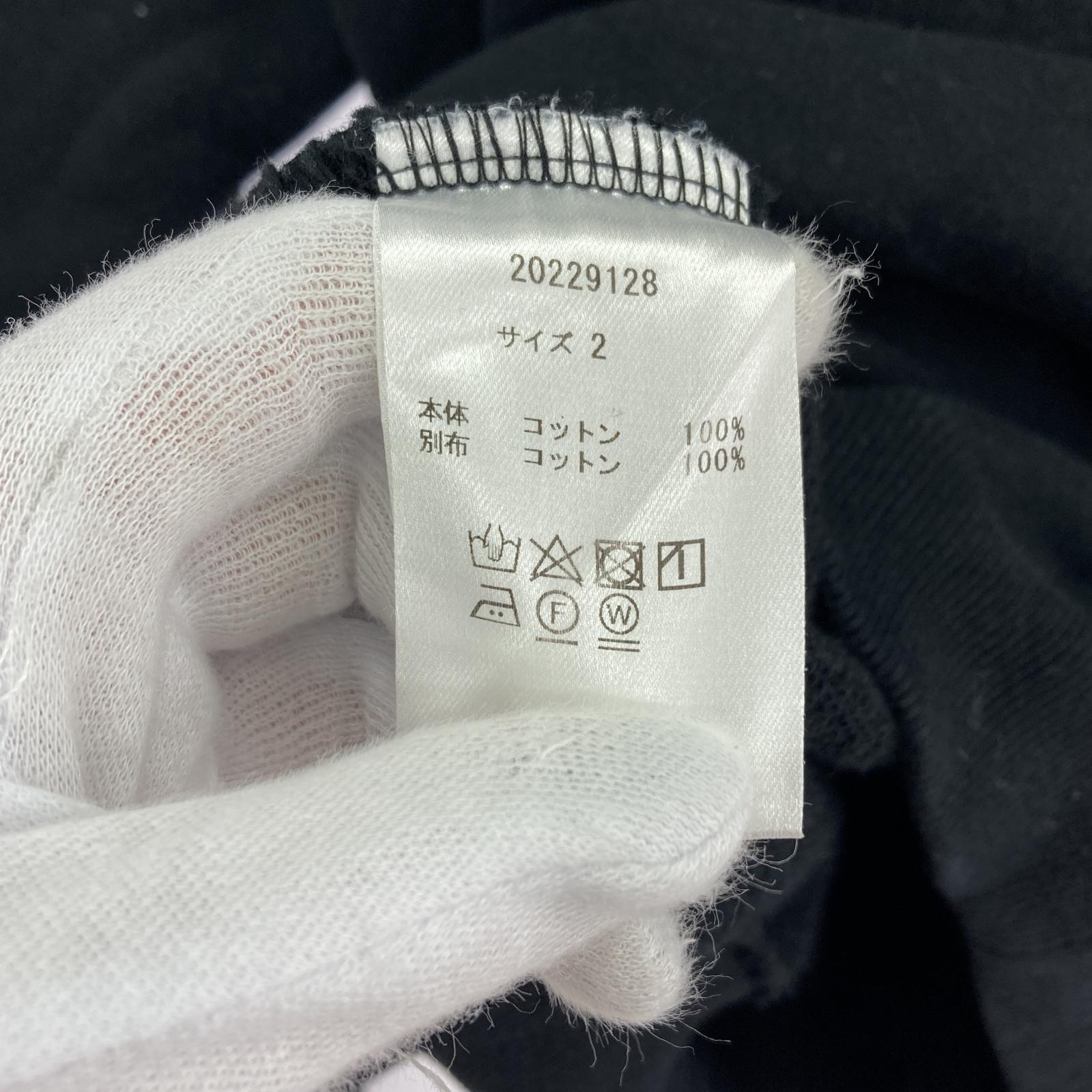 スウェット KAJA HEAVY FLEECE PULL OVER SWEAT 2 2 ブラック