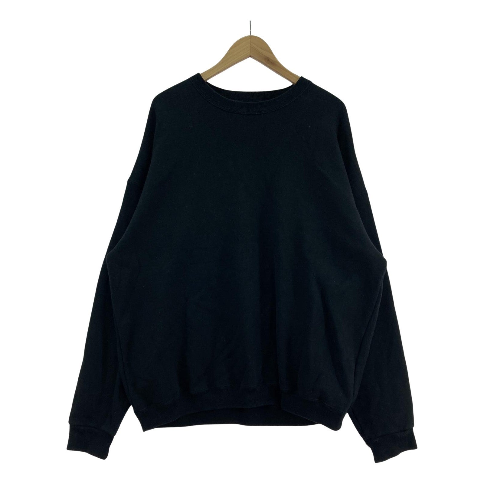 スウェット KAJA HEAVY FLEECE PULL OVER SWEAT 2 2 ブラック