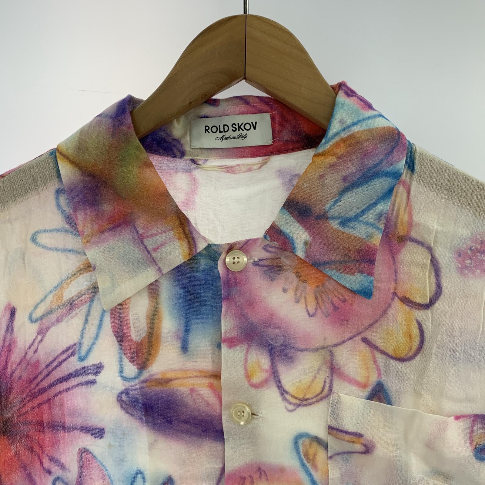 半袖シャツ ROLD SKOV Quadro Shirt S 総柄 S