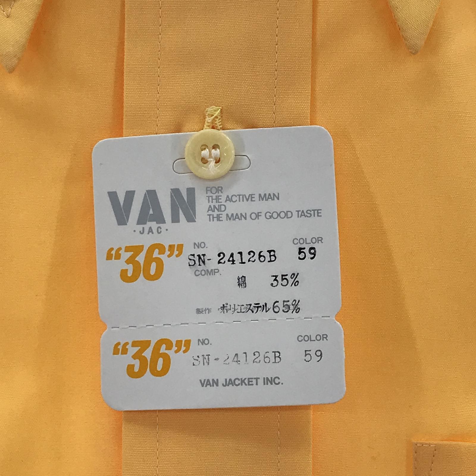 長袖シャツ 70s L/Sボタンダウンシャツ (36)イエロー 36 イエロー