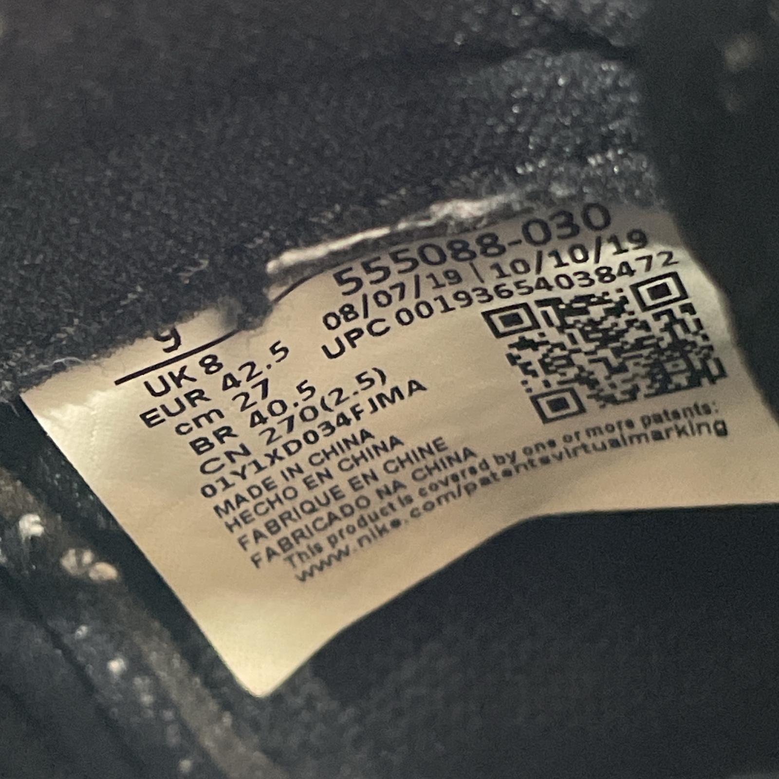 スニーカー AIR JORDAN 1 RETRO HIGH OG 27cm 27cm (US9 UK8 1/2 EU44) ブラック
