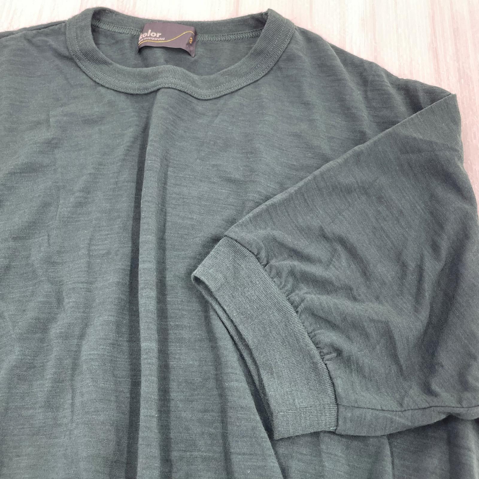 半袖Tシャツ ウール 井鳥(3) 3 グリーン
