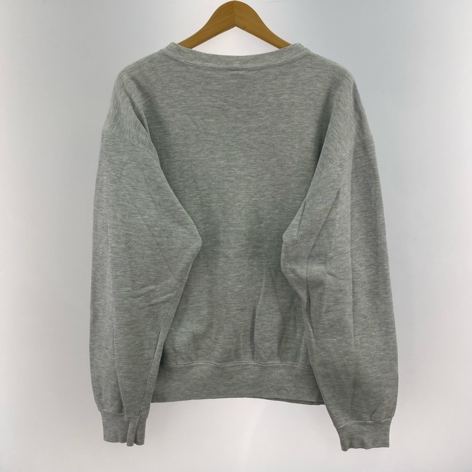 スウェット 90s KANSAS プリント スウェット グレー(XL) グレー