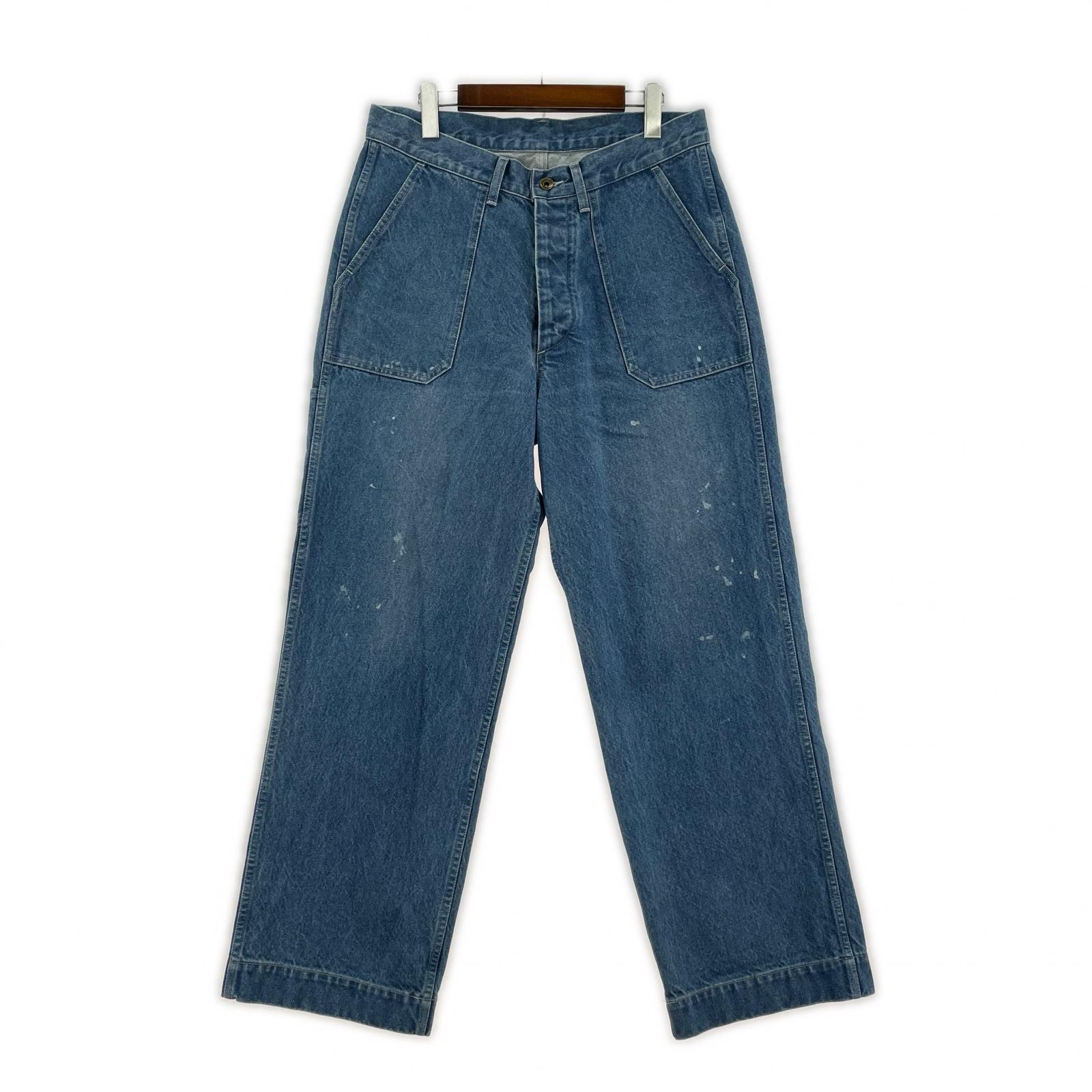 デニムパンツ LIMITED デニムワークパンツ ブルー