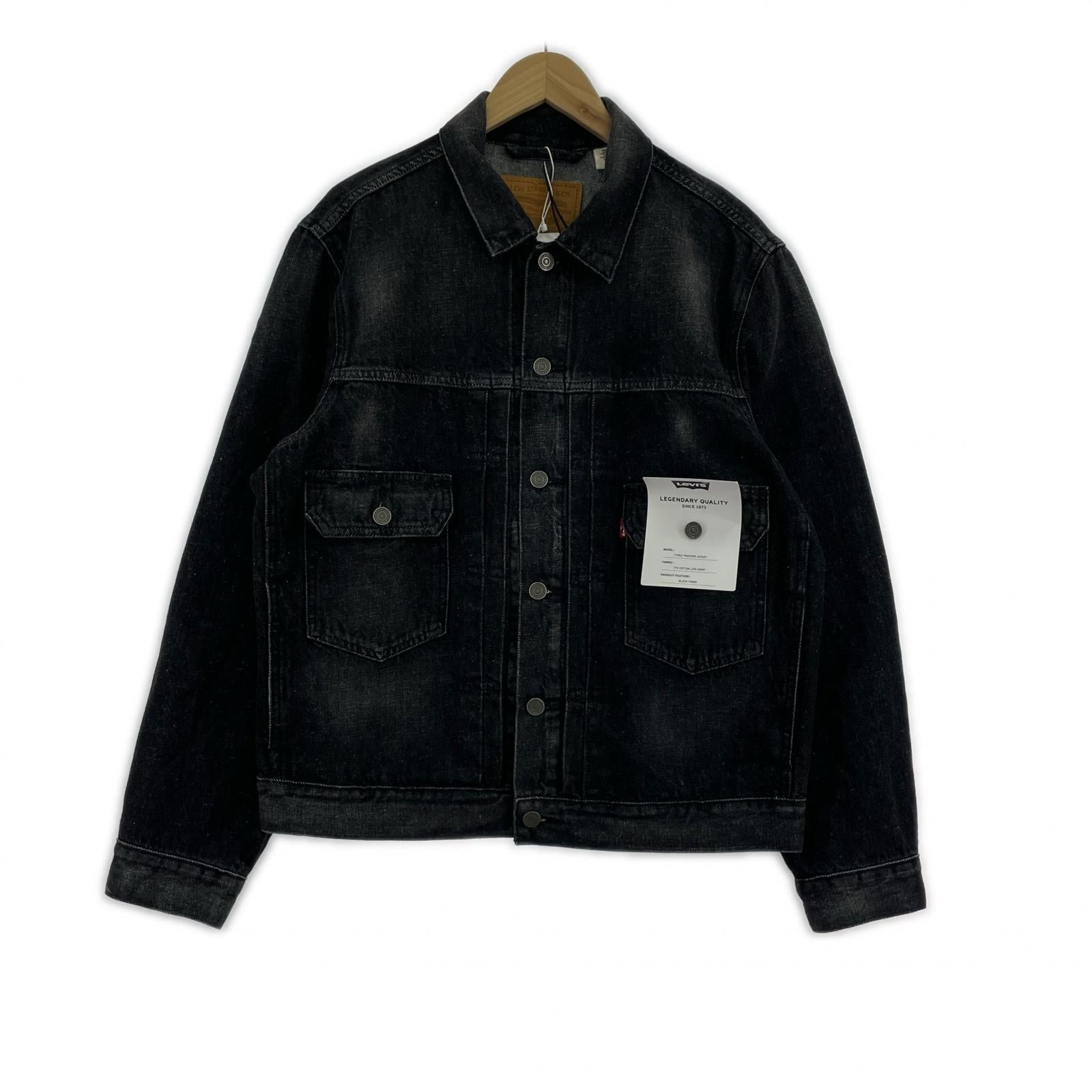 デニムジャケット TYPE2 TRUCKER JACKET BLK M M ブラック