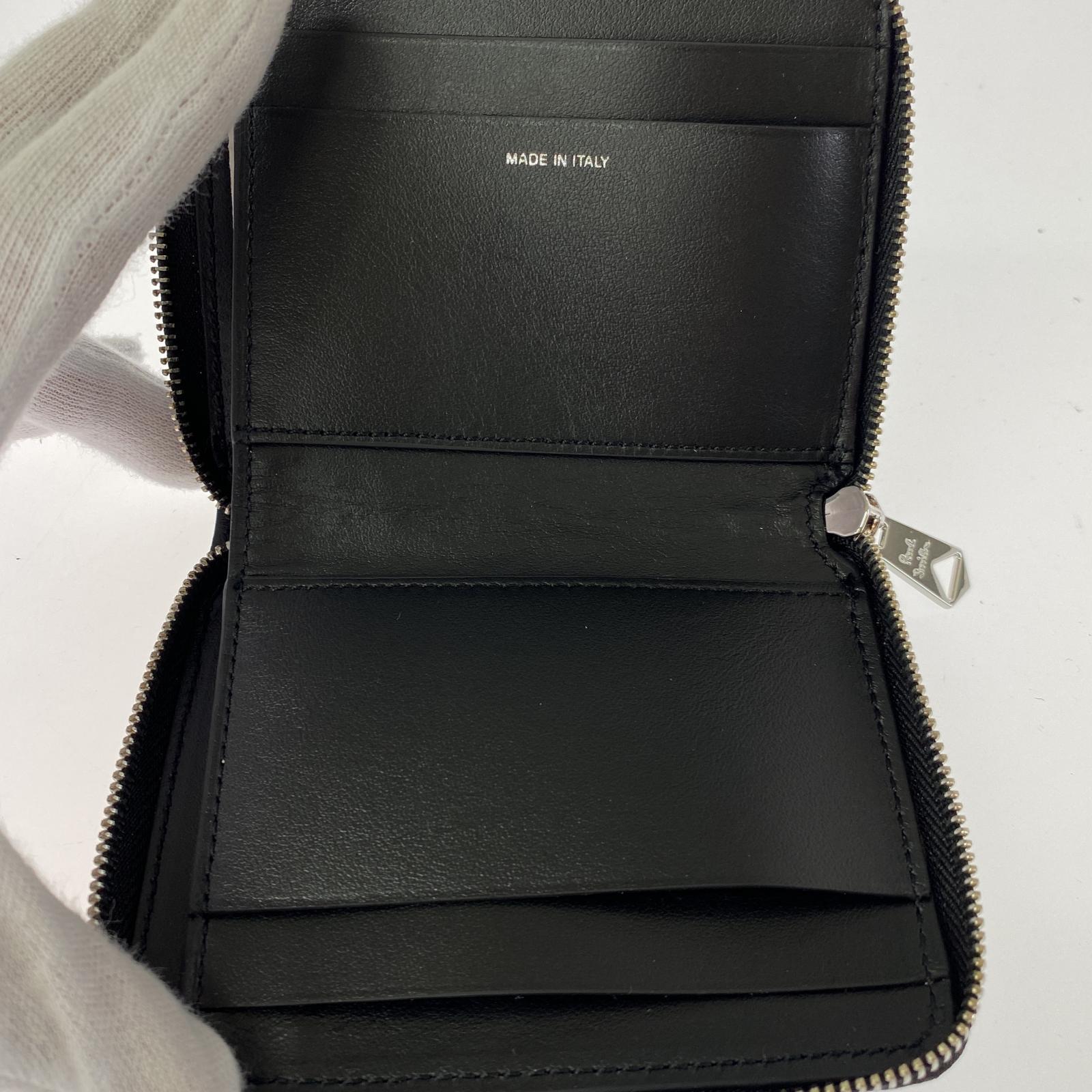 札入れ 二つ折り財布 BLK ブラック