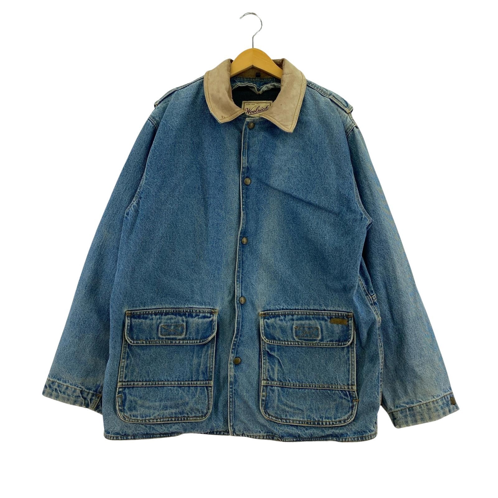 ジャケット ブランケット付き カバーオール (M) M ブルー