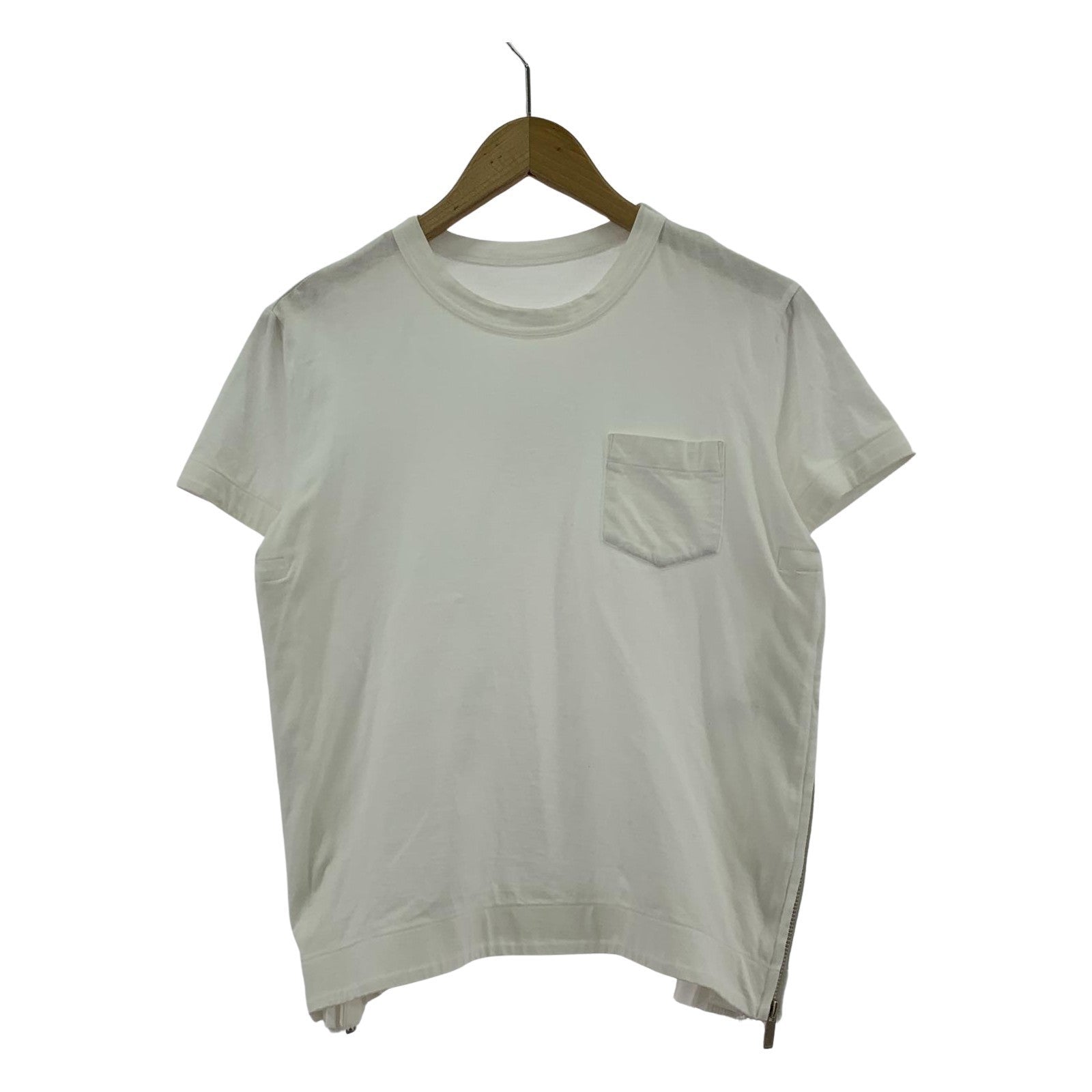 半袖Tシャツ サイドプリーツ 白(1) 1 ホワイト