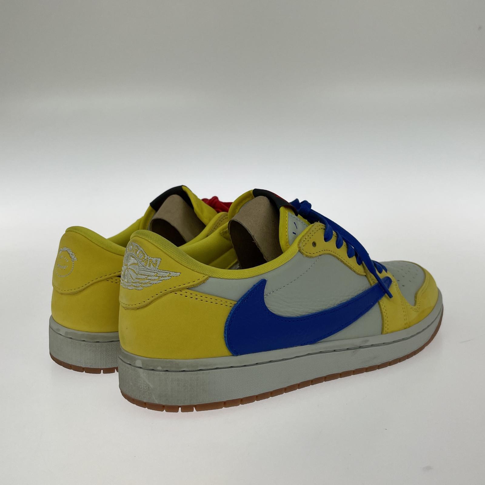 スニーカー Travis scott/Air Jordan 1/Canary/28cm 28cm (US10 UK9 1/2 EU46)