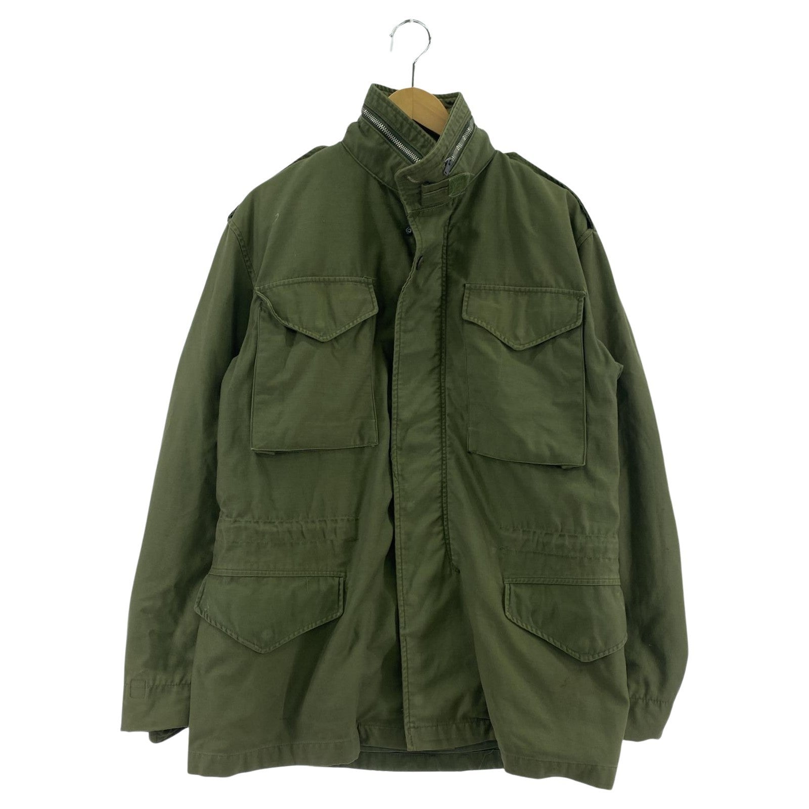 ミリタリージャケット 60s U.S.ARMY M-65 アルミジップ フィールドジャケット カーキ
