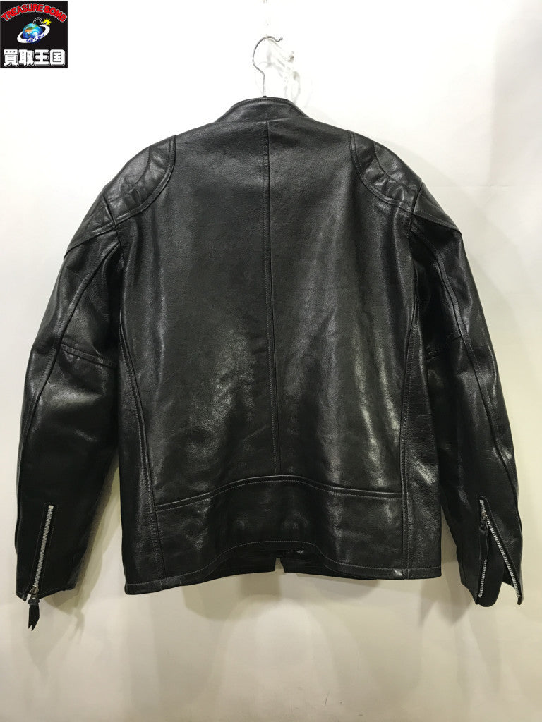 レザージャケット PADDED SINGLE RIDERS (XL)