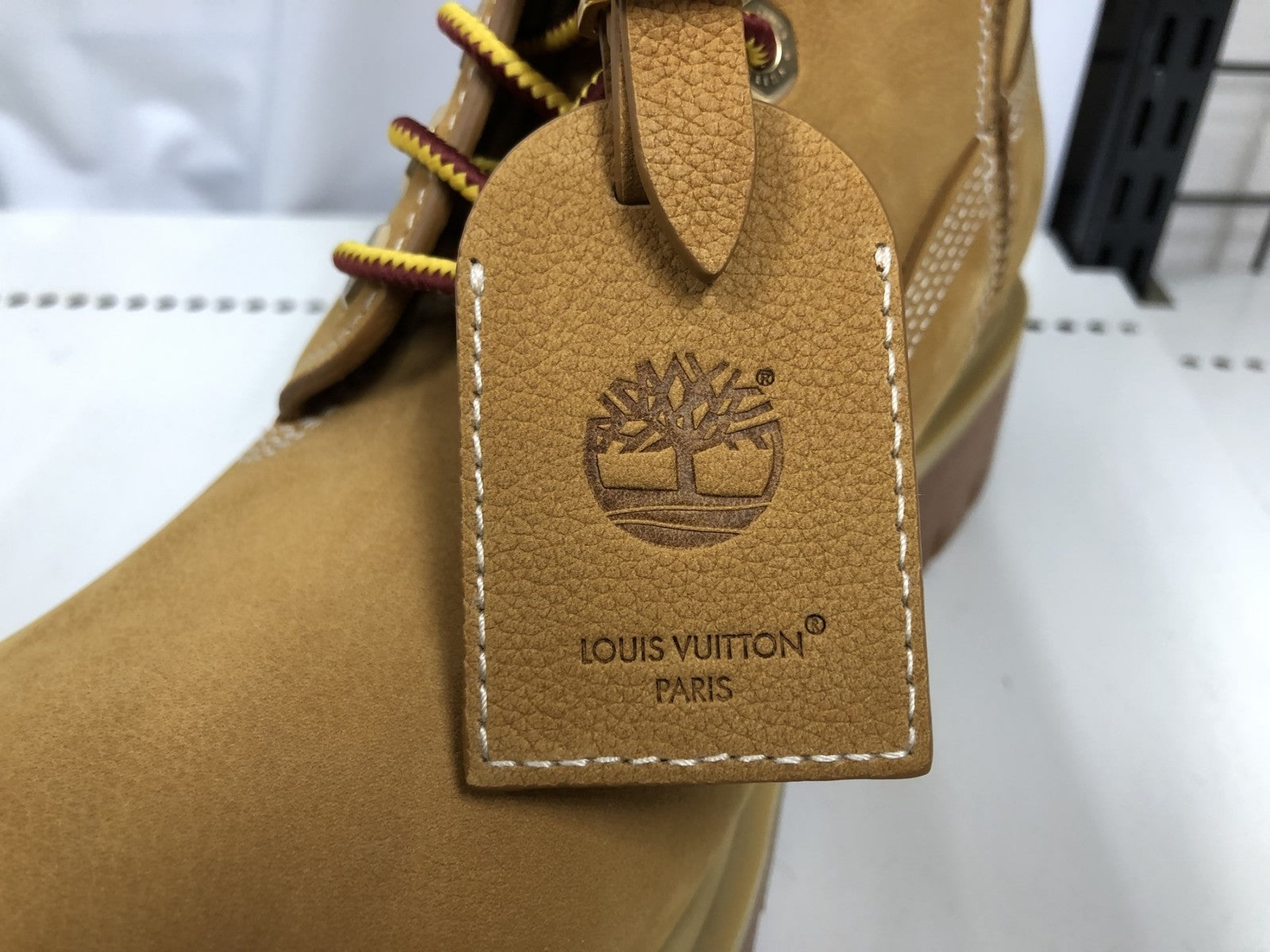 Timberland 6インチブーツ/モノグラム/US9ハーフ