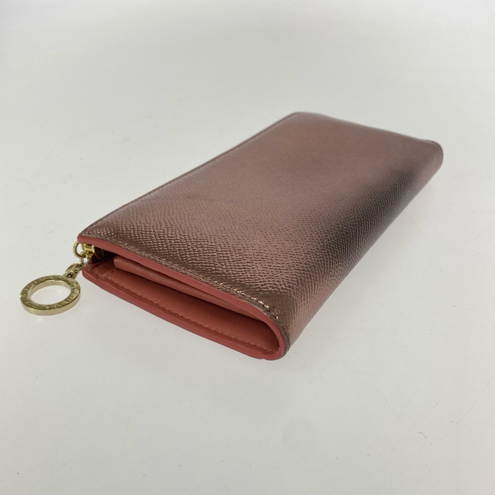 BVLGARI L型ファスナー長財布