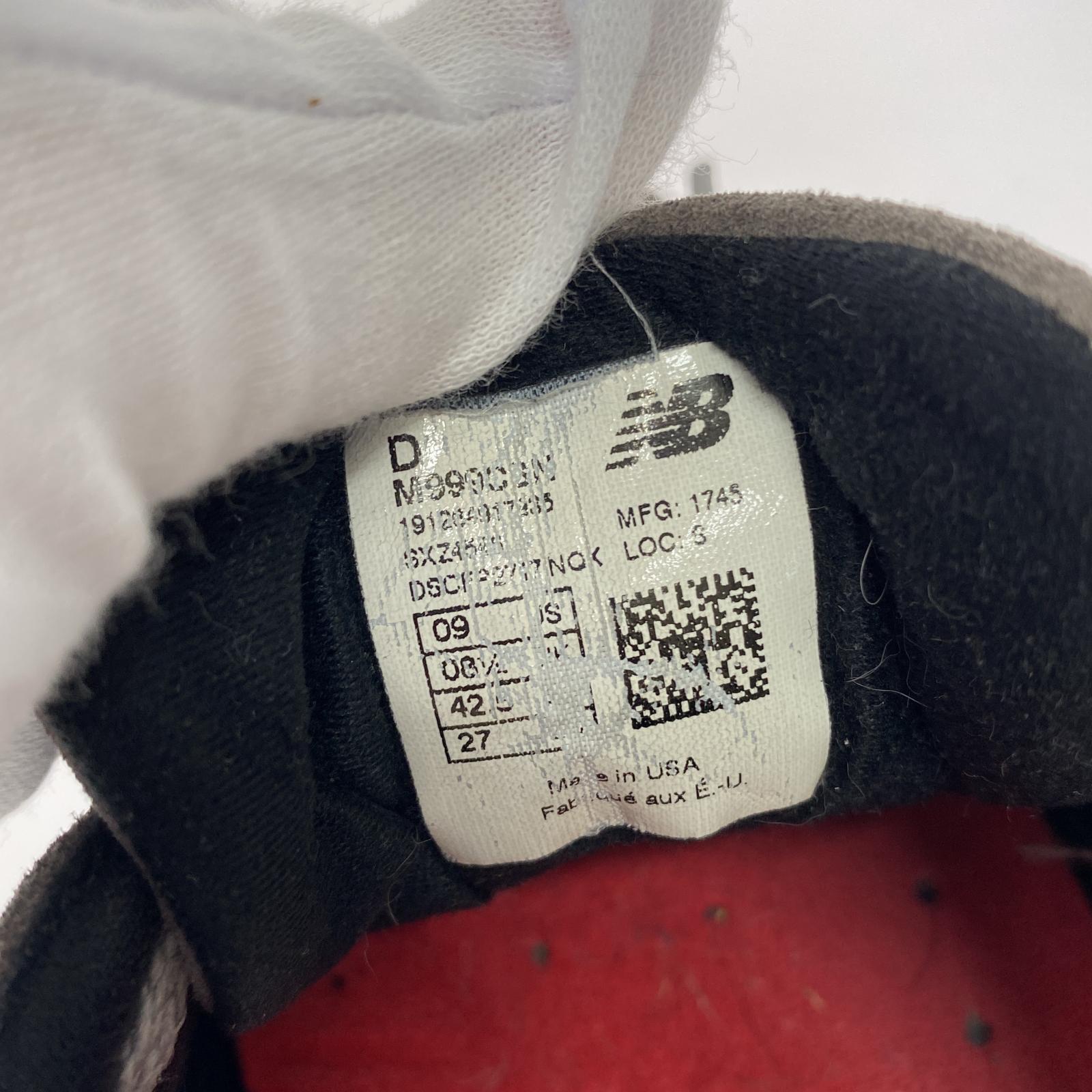 スニーカー NEW BALANCE スニーカー 27cm (US9 UK8 1/2 EU44) グレー