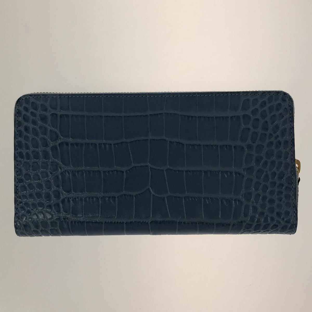 長財布 SMYTHSON ロングウォレット クロコ型押し/BLE