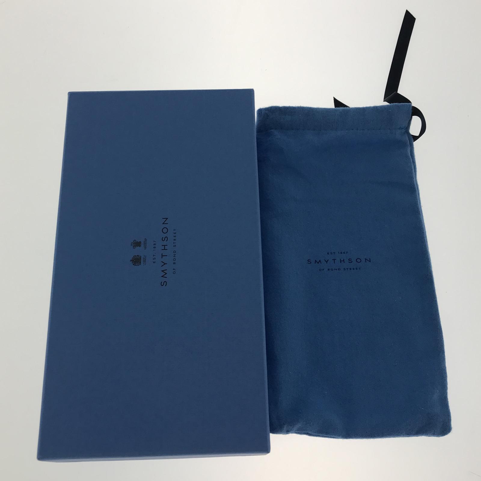 長財布 SMYTHSON ロングウォレット クロコ型押し/BLE