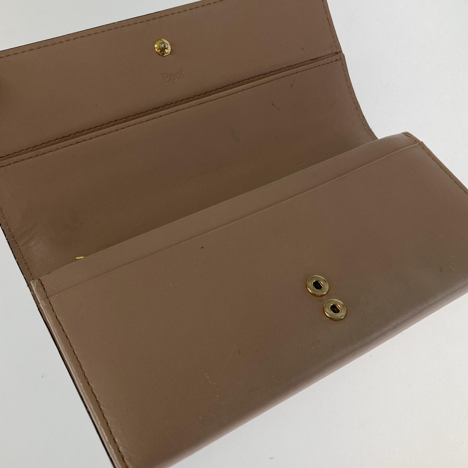 長財布 EPOI 型押し 長財布 ピンク