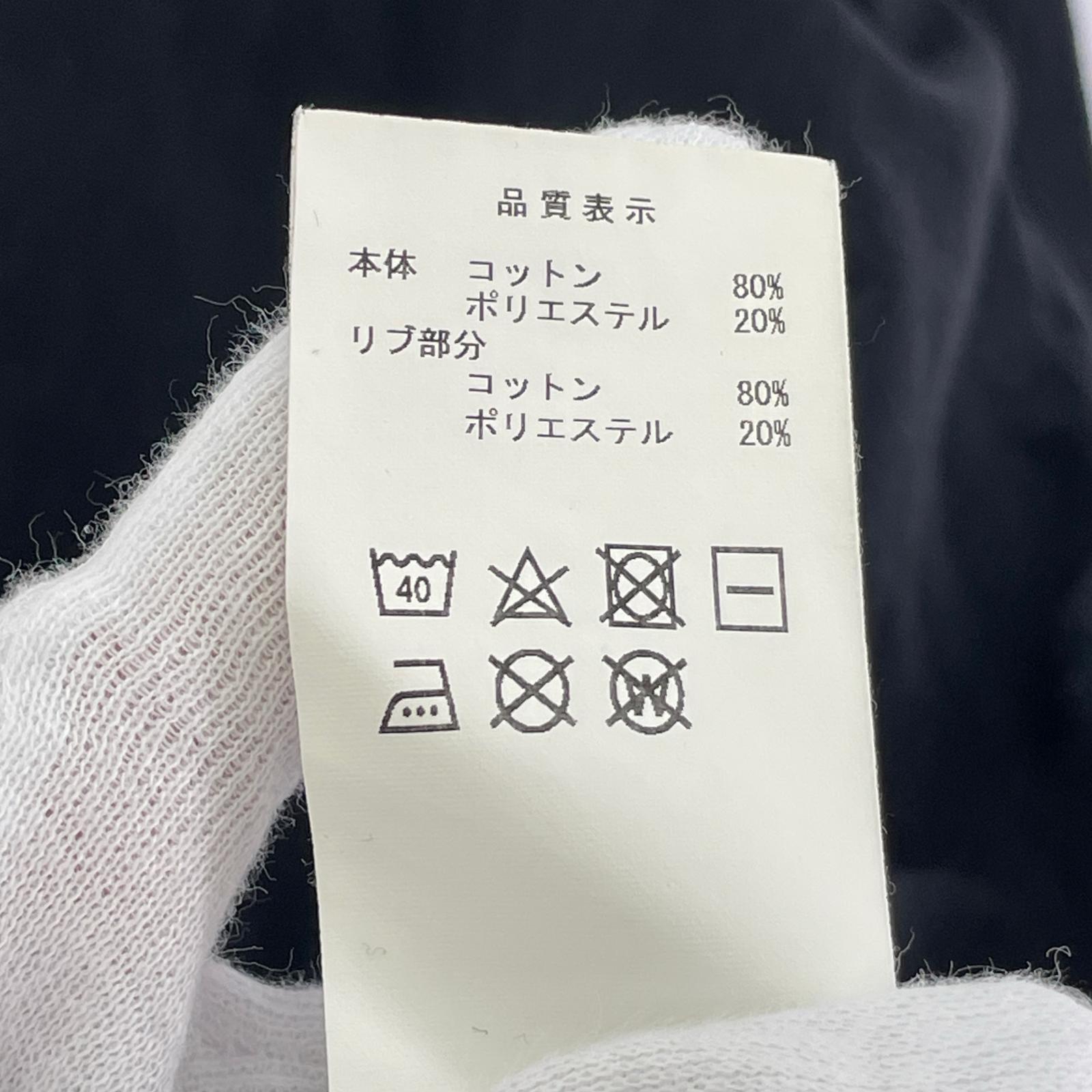 長袖Tシャツ モックネック L/Sカットソー 黒 (2) 2 ブラック