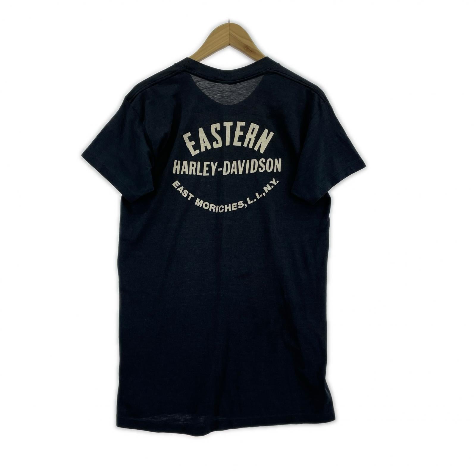半袖Tシャツ 70s エンジン 黒 ブラック