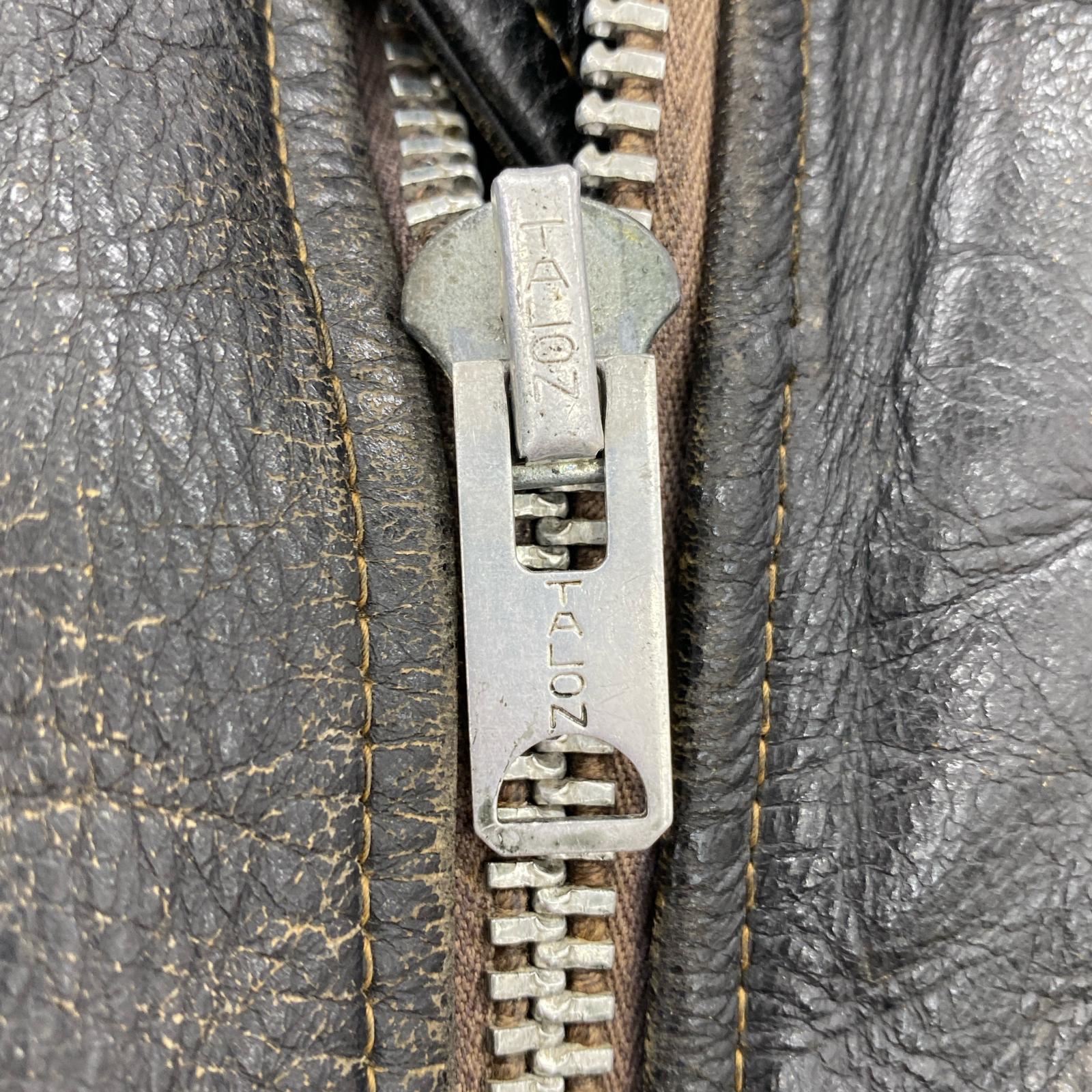 レザージャケット 60’s Schott サボテンタグ ダブルライダース ワンスター 黒(38) 38 ブラック