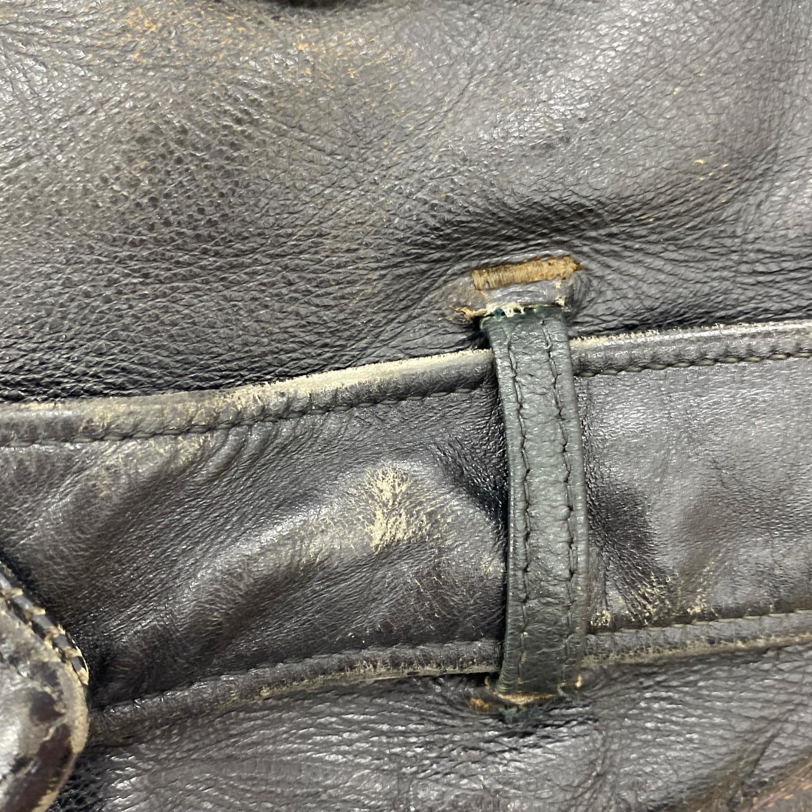 レザージャケット 60’s Schott サボテンタグ ダブルライダース ワンスター 黒(38) 38 ブラック