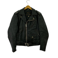 レザージャケット 60’s Schott サボテンタグ ダブルライダース ワンスター 黒(38) 38 ブラック