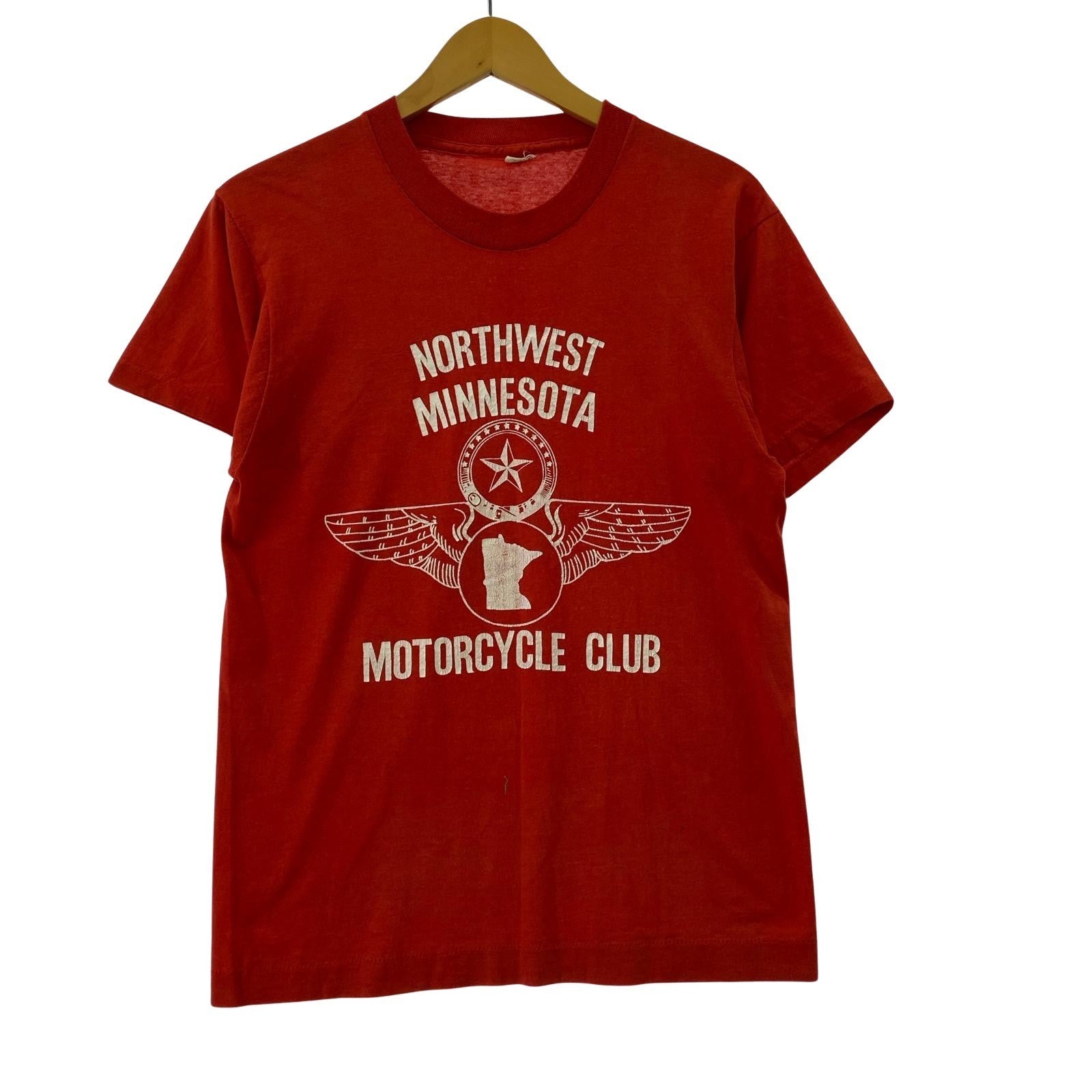 半袖Tシャツ 80’s motorcycle club M レッド