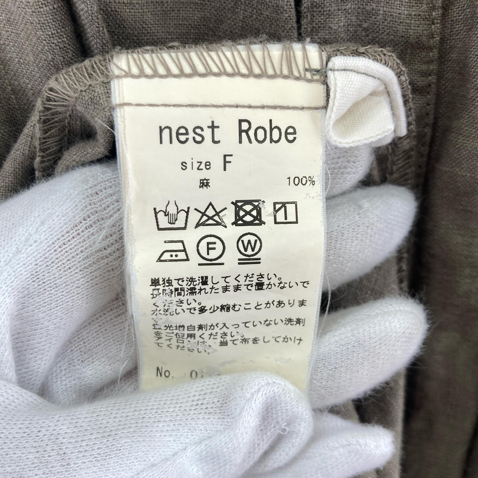 ワンピース リネンシャーリングワンピース フリー