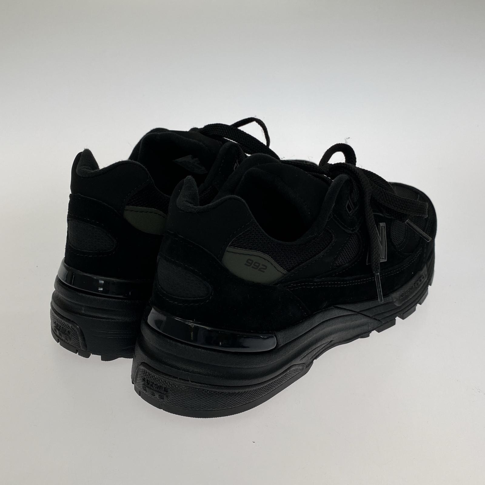 スニーカー NEW BALANCE USA製 U992TB 992 TRIPLE BLACK 26.0cm 26cm (US8 UK7 1/2 EU42) ブラック