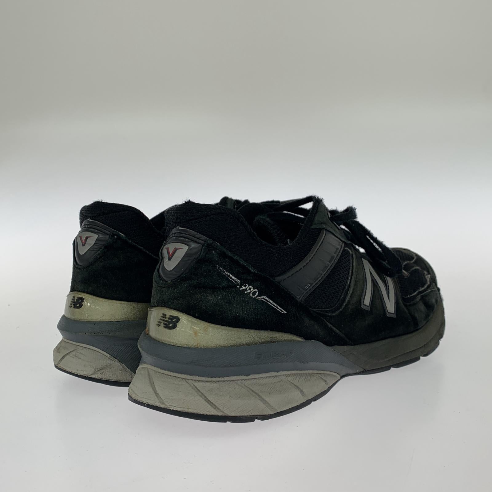 スニーカー 990V5 ローカットスニーカー 黒 28cm (US10 UK9 1/2 EU46) ブラック