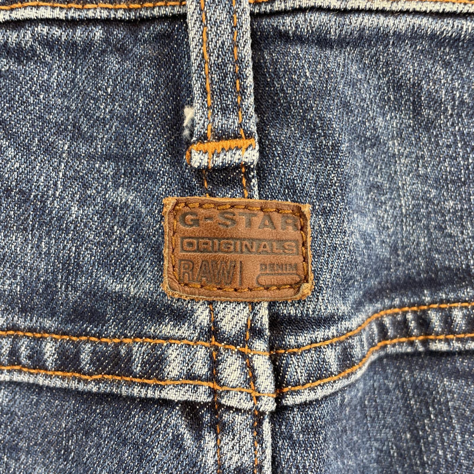 デニムパンツ W36 32 ネイビー