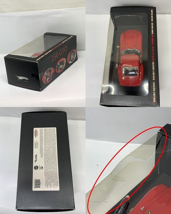 Hot Wheels 1/18 250 GTO LIMITED EDITION スケールカー