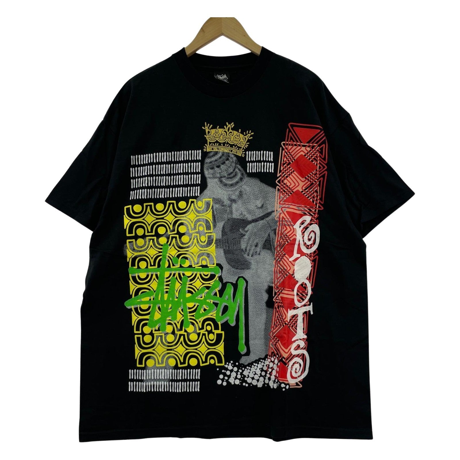 その他トップス STUSSY ROOTS Tシャツ ブラック XL ブラック