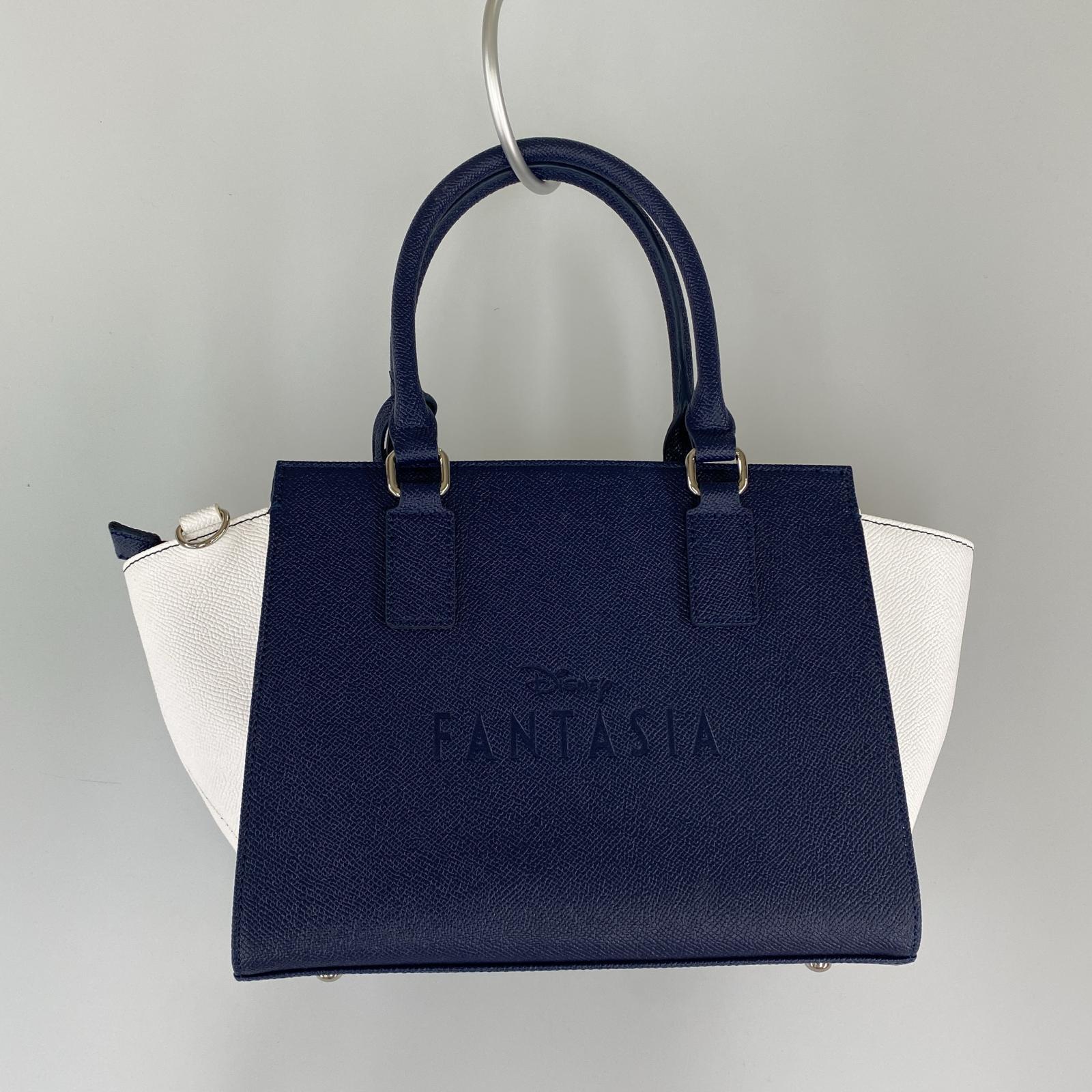 ハンドバッグ ファンタジアミッキーコレクション ネイビー