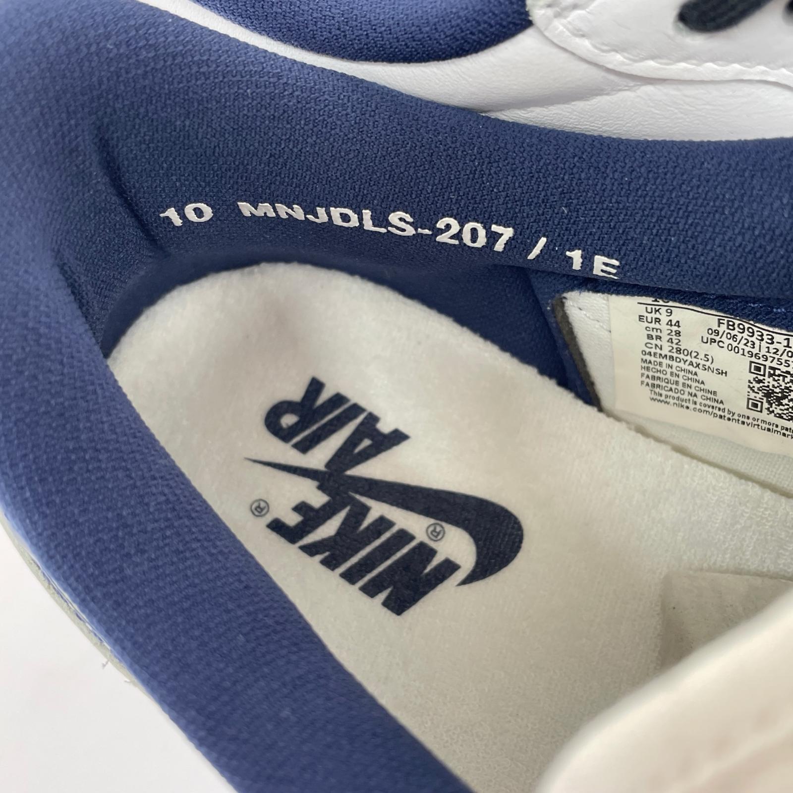 スニーカー NIKE エア ジョーダン 1LOW 28cm 28cm (US10 UK9 1/2 EU46) ホワイト