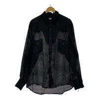 長袖シャツ blank 25SS Ruthless Western Shirt ウエスタンシアーシャツ 2 2 ブラック