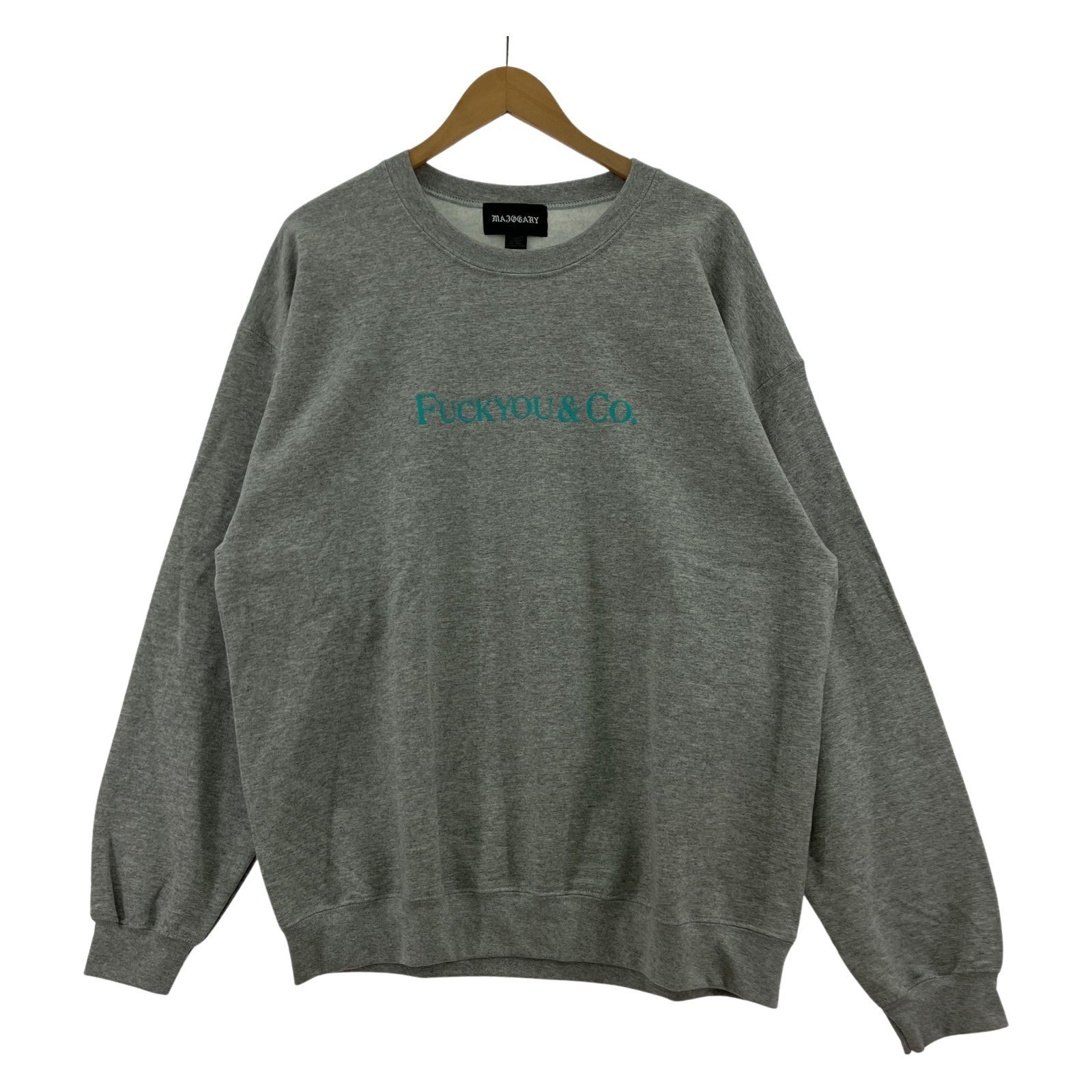 スウェット MAJOGARY FUCKYOU&Co. クルーネックスウェット (L) L