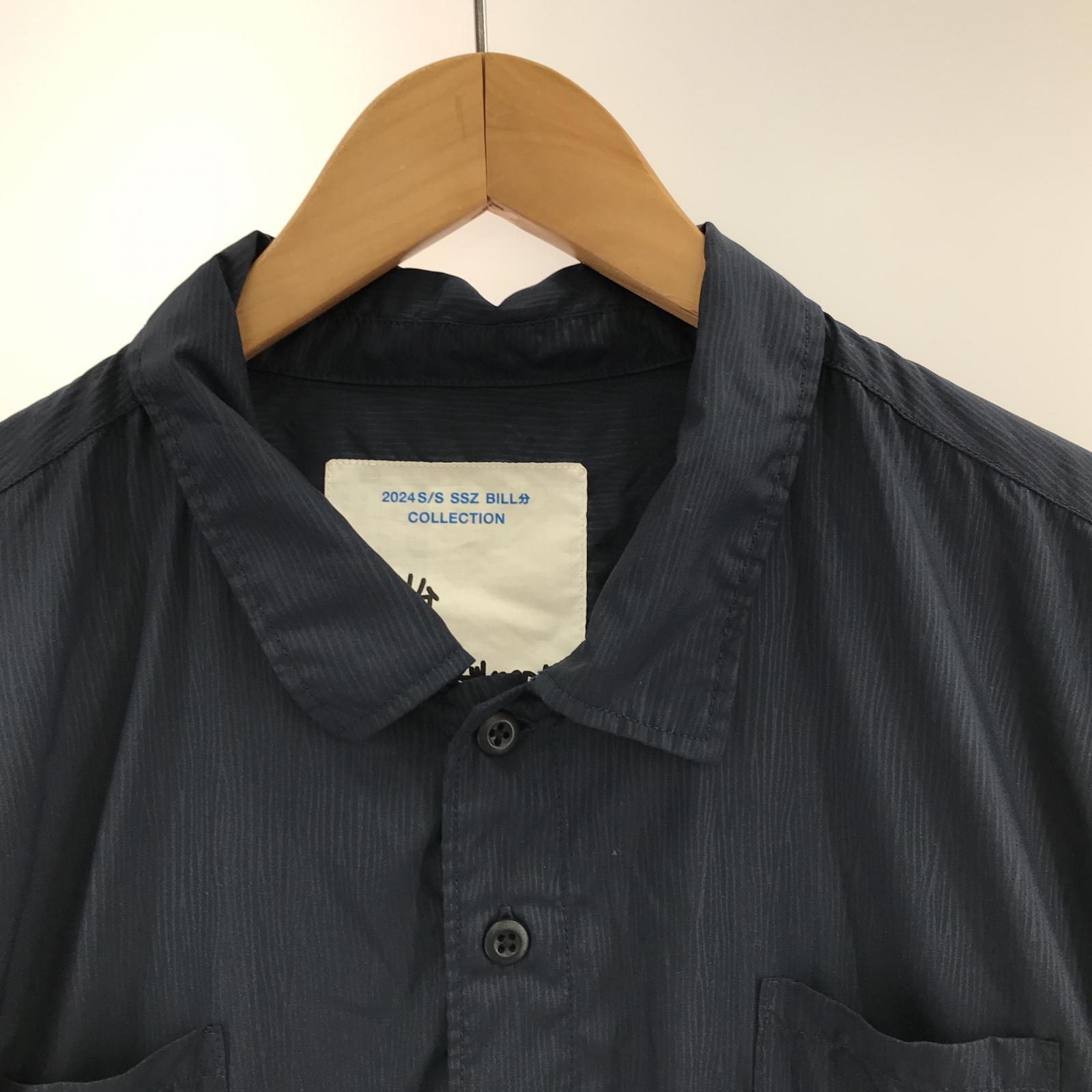長袖シャツ SSZ 24SS WALLET SHIRT ウォレットシャツ L ネイビ- L ネイビー
