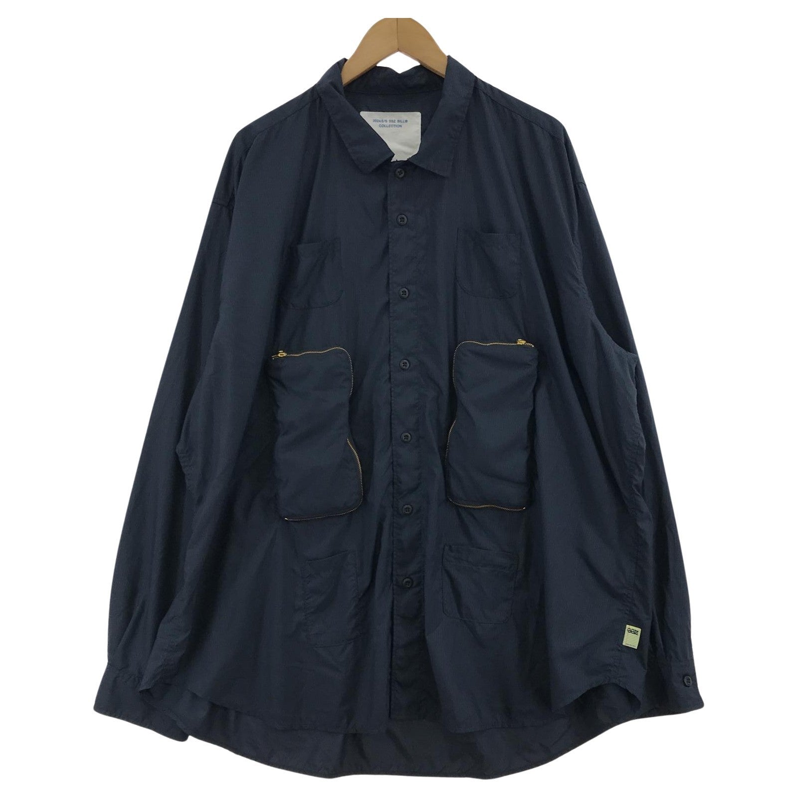 長袖シャツ SSZ 24SS WALLET SHIRT ウォレットシャツ L ネイビ- L ネイビー