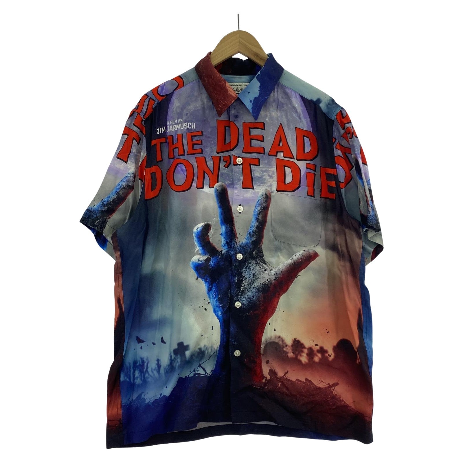 半袖シャツ THE DEAD DON'T DIE HAWAIIAN SHIRT L