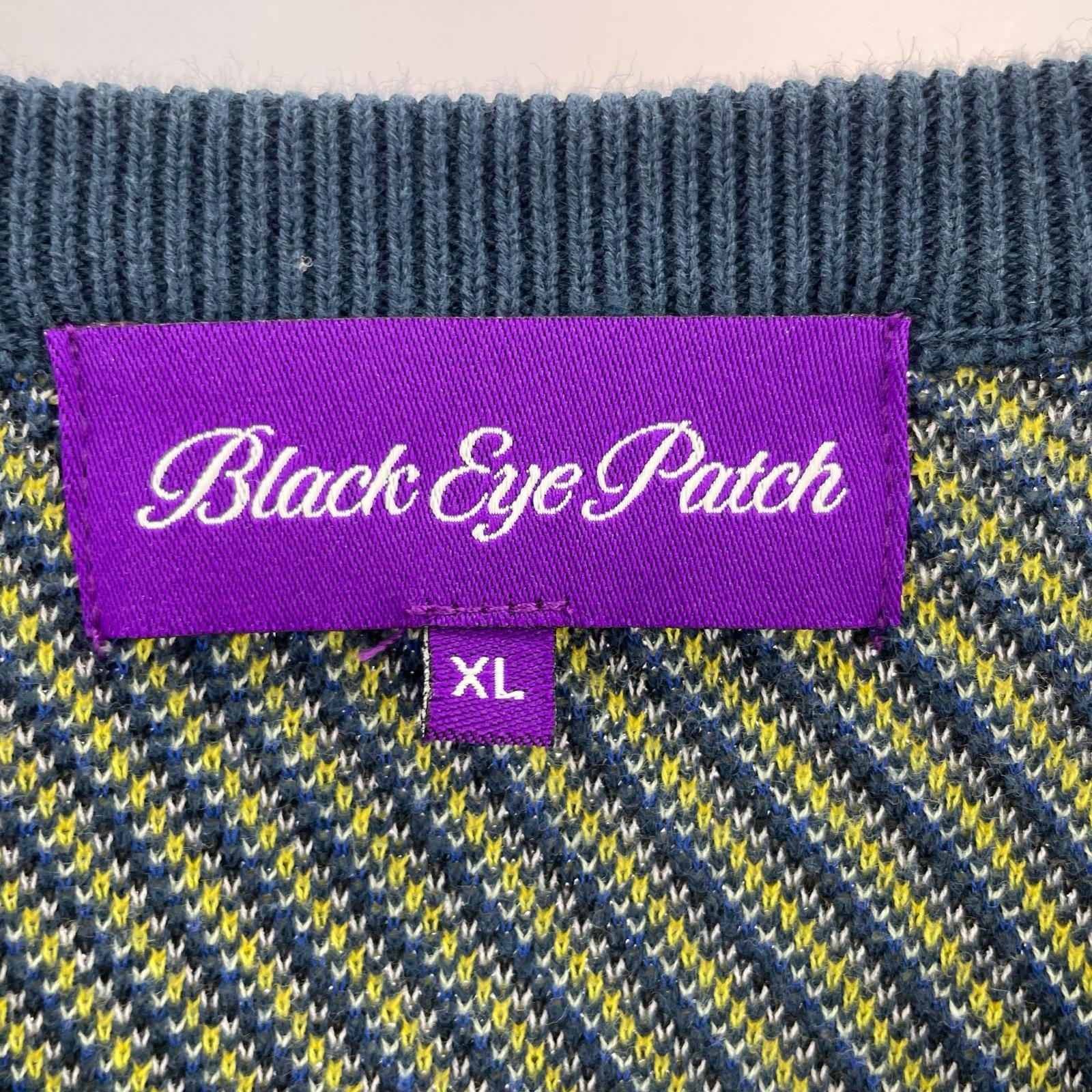 ニット the black eye patch ニット ネイビー