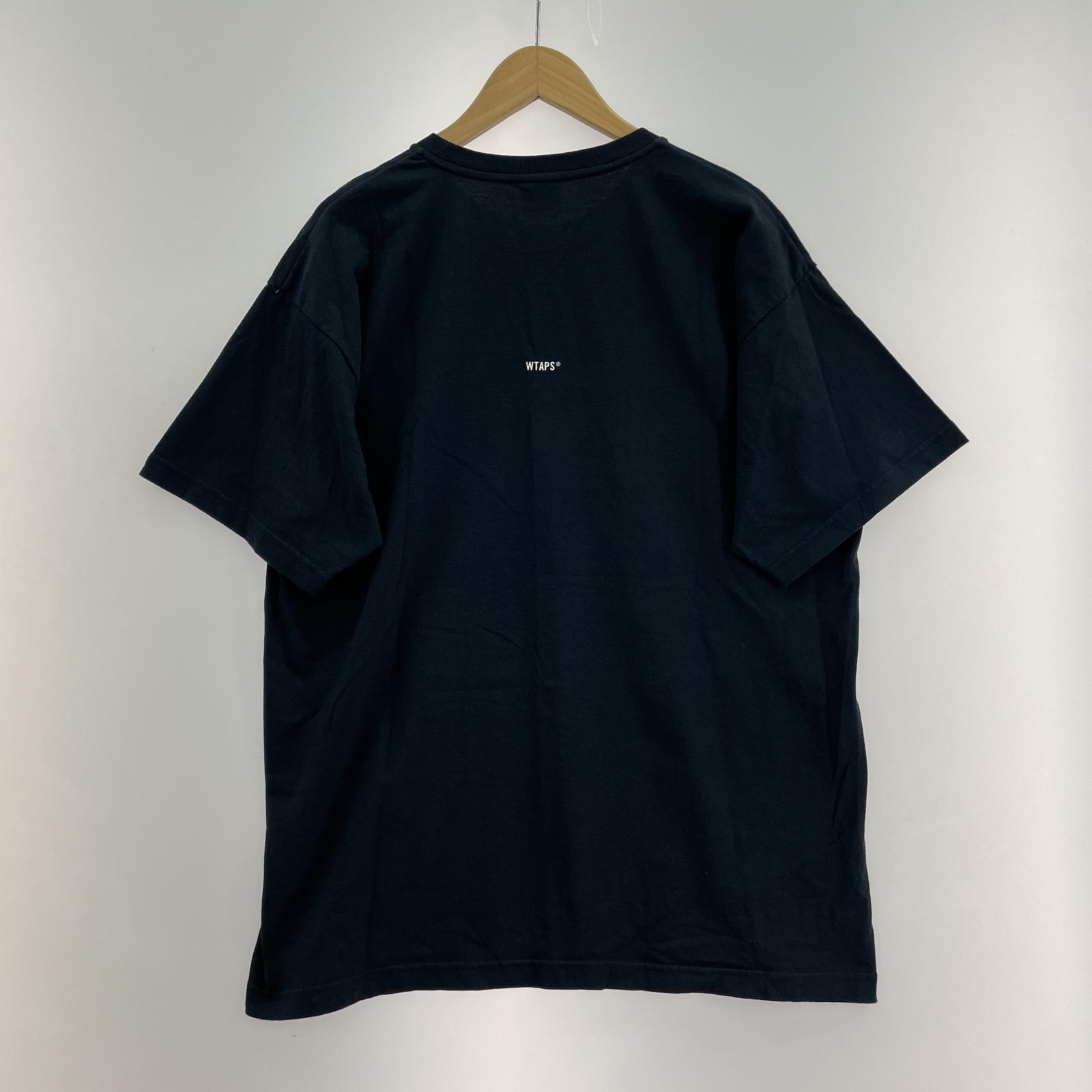 半袖Tシャツ フロントプリント size2 ネイビー ネイビー