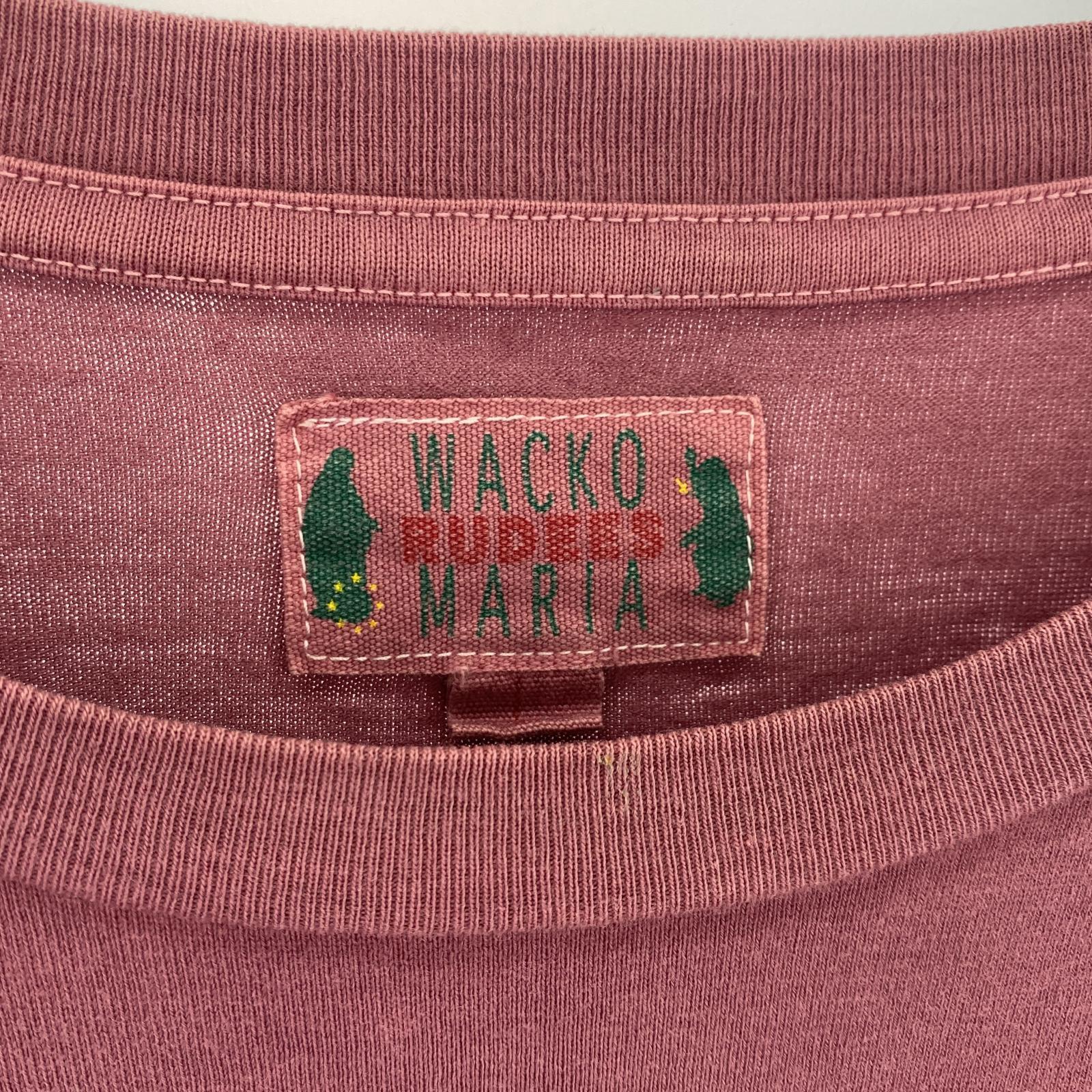 半袖Tシャツ WACKO MARIA RUDEES ピンク (L) L