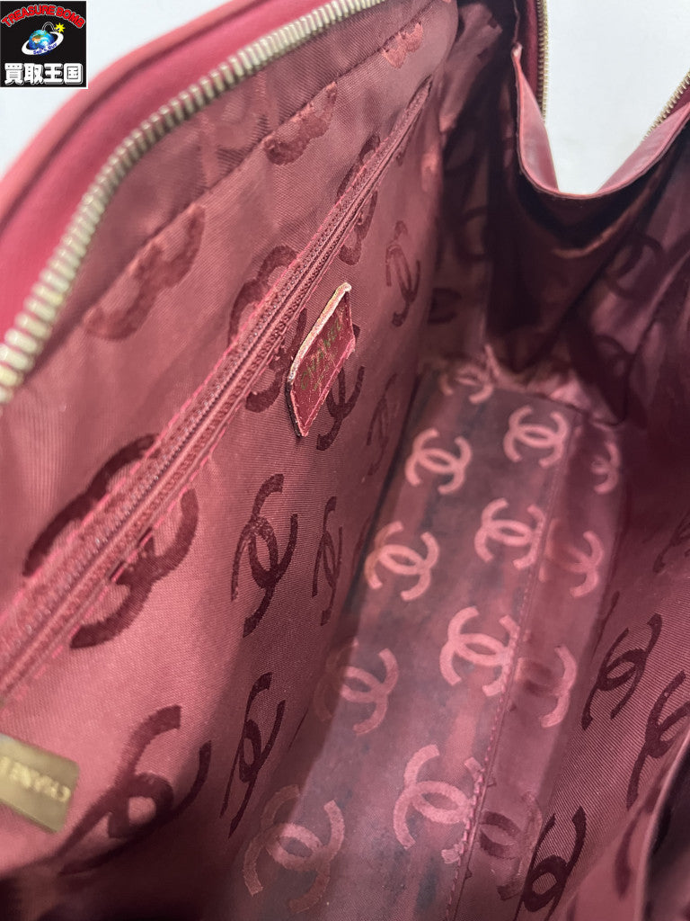 ワイルドステッチココマークハンドバッグ RED