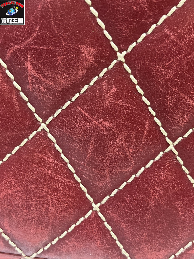 ワイルドステッチココマークハンドバッグ RED