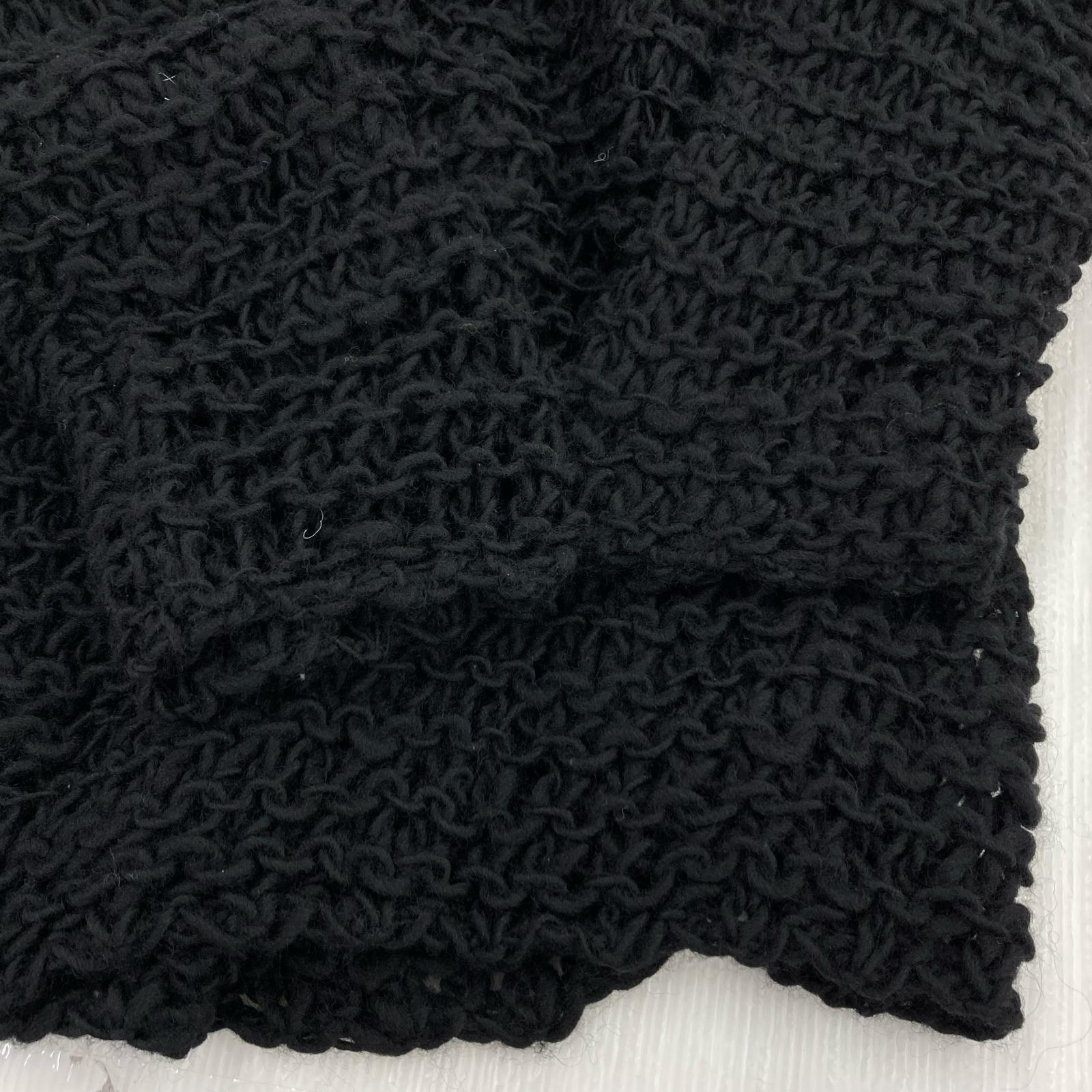 ニット 24AW Garter Stitch Knit Sweater L ブラック L ブラック